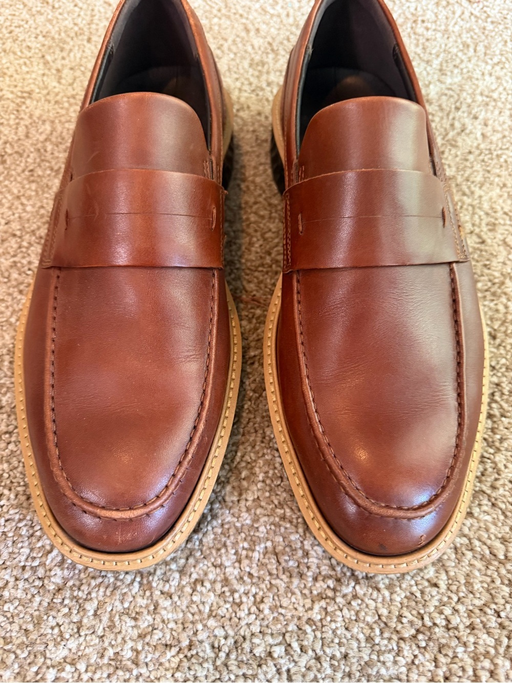 Ecco ST.1 Hybrid Penny Loafer - cognac